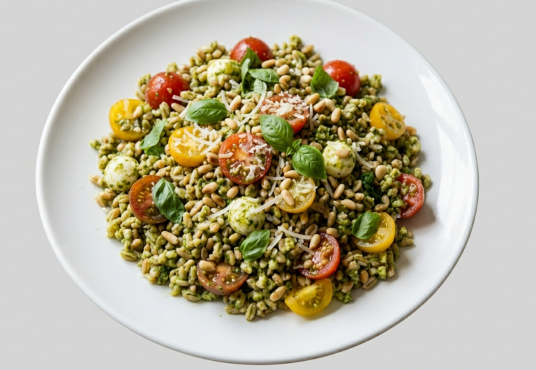 Farro pesto e pomodorini