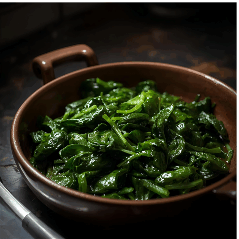 Spinaci all’olio