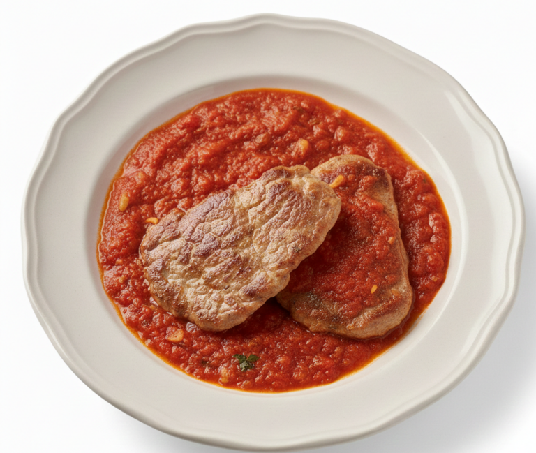 Scaloppina di vitello alla pizzaiola_